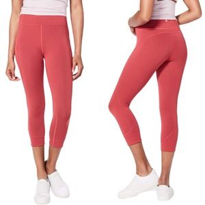 Lululemon In Movement Crop 19" High Rise Leggings In Vintage Rose Size 12